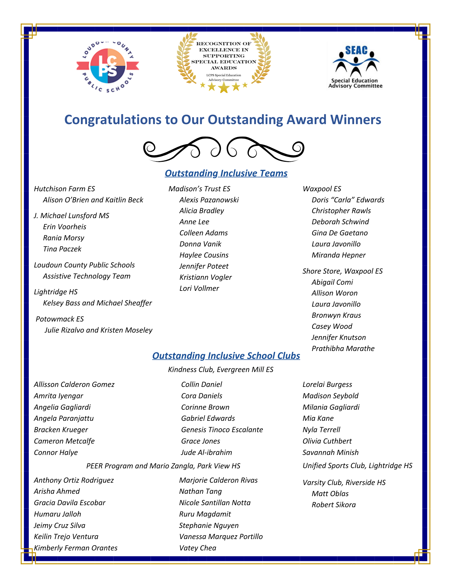 SEAC Award Winners 3